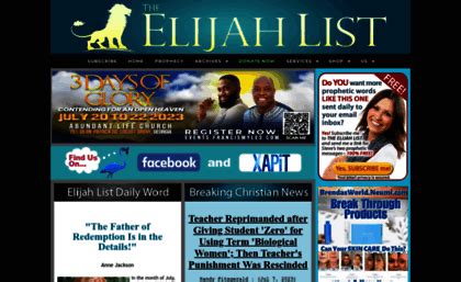 This is a whole new decade with a timely prophetic mandate. . Elijahlist com